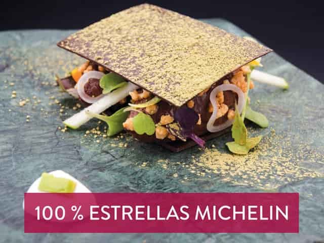 1 menú en un restaurante con Estrella MICHELIN